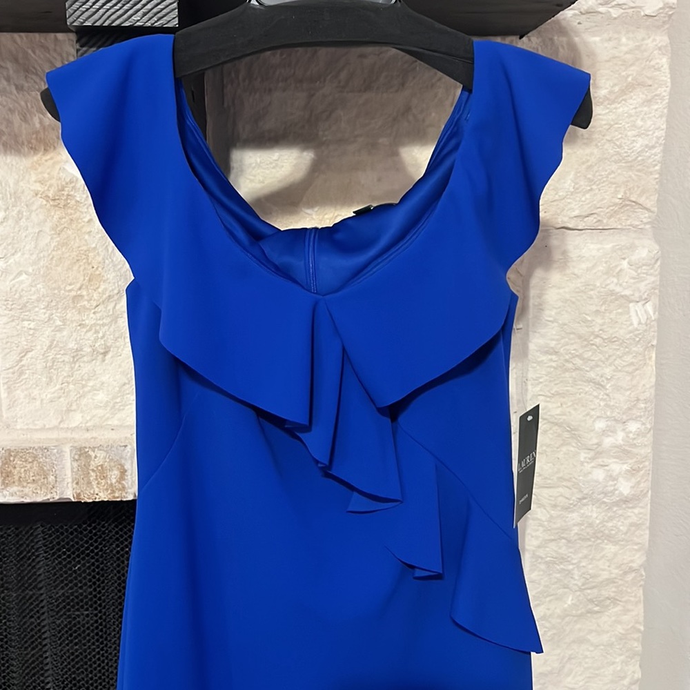 Ralph Lauren Deep Lapis Dress NWT - Picture 3 of 9